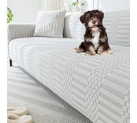 Universal Sofa Slipcover for 1-5 Seats Stretch Couch Cover Washable Anti-Scratch Sofa Slipcover Couch Cushion Cover for All Seasons Pet Friendly Furniture Protector,C1,1 seat 90~140cm(E1,5 seat 305~36