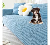 Universal Sofa Slipcover for 1-5 Seats Stretch Couch Cover Washable Anti-Scratch Sofa Slipcover Couch Cushion Cover for All Seasons Pet Friendly Furniture Protector,C1,1 seat 90~140cm(B1,3 seat 190~23