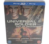 Universal Soldier: Day of Reckoning Steelbook Blu-ray 3D + 2D Van Damme B [-18]