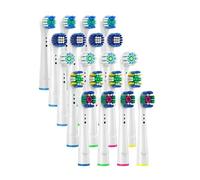 Universal Sonic Electric Toothbrush Replacement Brush Head 4 PCS DuPont Soft Bristle Oral Care Dental Cleaning(20A)