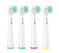 Universal Sonic Electric Toothbrush Replacement Brush Head 4 PCS DuPont Soft Bristle Oral Care Dental Cleaning(60A)