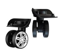 Universal Spinner Wheels, Luggage Replacement Set, 2-Piece Kit with Dual-Bearing Build, 360 Degree Swivel Castors, Modern Travel Accessory with Silent, Replacement Wheels for Business Bags