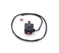 Universal Start Horn Kill STOP ON/OFF Button Interrupteur Compatible avec VTT Motorcycle Dual Sport Dirt Quad(RED)