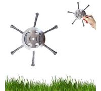 Universal Steel Wire Trimmer Head, Steel Wire Grass Trimmer Head, 2025 New 6 inch String Trimmer Replacement Head, Anti-Tangle Design,Rust-Resistant,for Grass and Light Brush (1pcs,6 Bladespcs)