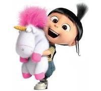 Universal stickers muraux Despicable Me Agnès & Unicorn Blanc G