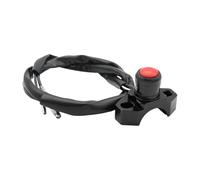 Universal Stop Start Kill Switch Aluminium pour Dirt Bike ATV Motorcycle CNC Compatible avec CRF250 Pièce(Black)