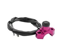 Universal Stop Start Kill Switch Aluminium pour Dirt Bike ATV Motorcycle CNC Compatible avec CRF250 Pièce(Purple)
