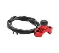 Universal Stop Start Kill Switch Aluminium pour Dirt Bike ATV Motorcycle CNC Compatible avec CRF250 Pièce(Red)