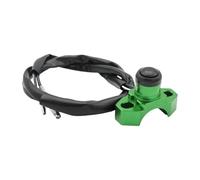 Universal Stop Start Kill Switch Aluminium pour Dirt Bike ATV Motorcycle CNC Compatible avec CRF250 Pièce(Green)