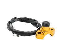 Universal Stop Start Kill Switch Aluminium pour Dirt Bike ATV Motorcycle CNC Compatible avec CRF250 Pièce(Yellow)