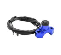 Universal Stop Start Kill Switch Aluminium pour Dirt Bike ATV Motorcycle CNC Compatible avec CRF250 Pièce(Blue)