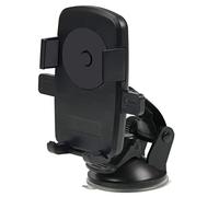 Mobilis Support voiture pour smartphone – ventouse automatique universel, rotation 360°, noir