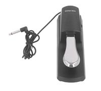 Universal Sustain Pedal for Piano and Keyboard, Non - Slip Portable Piano Pedal with Polarity Switch, 1.5m Cable and 6.35mm Jack, Compatible with Digital Piano Electronic Keyboard, (avec coque rayée)