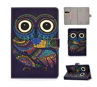 Universal Tablet Case 9-10.5 inch,étui en Cuir avec Support de Carte mémoire pour Android Windows Tablet ASUS, Acer,RCA,Dell, HP, 10.1 inch