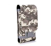Universal Tactical Molle Holster Army Mobile Phone Belt Pouch EDC Security Pack Carry Accessory Kit Waist Bag Case Compatible iPhone 13/14/15/16 Series & Samsung Galaxy S24, A-Series