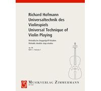 Universal Technique of Violin Playing: Melodic double stop etudes. op. 96. violin.