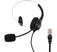 Universal Telephone Headset Direct Connect Handsfree Headset for Wired Landline Phones-Monaural Phone Headset