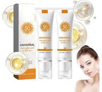 Universal Tinted Sunscreen for Face SPF 50 PA+++, Tinted Moisturizer Sunscreen, Water Resistant and Non-Greasy,Fast Absorption Sunscreen for All Type Skin. (2pcs)