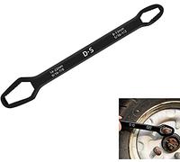 Universal Torx Clé Double-tête Auto-serrage Réglable Lunettes Clé 8-22mm Bord Deux Extrémités En Forme multi-but Multi-fonction Pour L'équitation D'extérieur Ou La Maison De Voiture Entretien (Black)