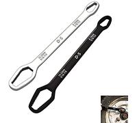 Universal Torx ouble-tête Auto-serrage Réglable Lunettes Clé 8-22mm Bord Deux Extrémités En Forme multi-but Multi-fonction Pour L'équitation D'extérieur Ou La Maison De Voiture Entretien (2 PCS)
