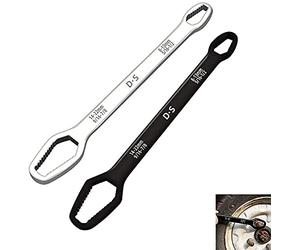 Universal Torx ouble-tête Auto-serrage Réglable Lunettes Clé 8-22mm Bord Deux Extrémités En Forme multi-but Multi-fonction Pour L'équitation D'extérieur Ou La Maison De Voiture Entretien (2 PCS)