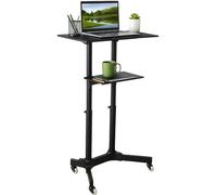Techly Chariot pour projecteur et notebook ICA-TB-TPM-1BK métal noir réglable 1030-1250 mm