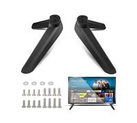 Universal TV Base Pedestal Feet Smart TV Table Stand with Screws TV Base Pedestal Feet with Screw Set for Most 32 40 49 50 55 Inch Flat Screen TVs,Bl