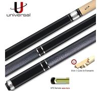 Universal U2 Pool Billard Queue Profi LD Poolcue schwarz