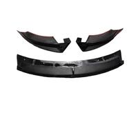 Universal Wheel Spacers Diffuseur de lèvre pare-choc pour avant voiture, séparateur becquet menton pour Tesla modèle 3 Highland 2024, kits carrosserie(Carbon Look)