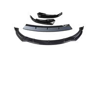 Universal Wheel Spacers Kit de carrosserie diffuseur menton lèvre pare-chocs Pour avant réglage déflecteur becquet pour Tesla pour le modèle 3 2017-2023 pour Y 2021-2024(M Y Bright Black)