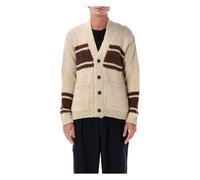 Universal Works - Cardigan Langdale - Homme - Pulls - Beige - Taille: L