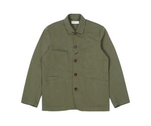 Universal Works - Twill Bakers Jacket - Homme - Vestes - Vert - Taille: XL