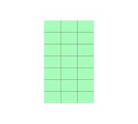 universaletiketten jet dencre, imprimante laser et copieur 70 x 42,3 mm - 100 pages-vert l7042g