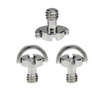 Universals Adaptateur de vis pour appareil photo 1/4", design de verrouillage sécurisé pour perche à selfie, trépied, plaque à dégagement rapide pour cardan d'appareil photo