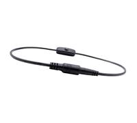 Universals DC5521 Câble mâle femelle avec commutateurs intégrés pour la gestion de l'alimentation dans les configurations Accès au cordon d'alimentation de la caméra