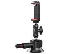 Universals Support à ventouse 7,6 cm pour smartphones, caméras d'action, charge horizontale de 20 kg, fermeture rapide