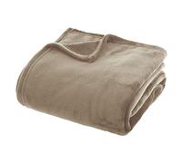 UNIVERSDECOR - Couverture Flanelle 180 x 230 cm Atmosphera (Lin, Couverture Flanelle 180 x 230 cm Atmosphera)