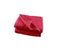 UNIVERSDECOR Couverture Polaire 240 x 260 cm Fraise Grande Largeur