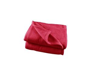 UNIVERSDECOR Couverture Polaire 240 x 260 cm Fraise Grande Largeur
