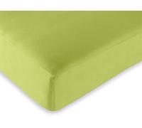 UNIVERSDECOR - Drap Housse 57 Fils/cm² 200 x 200 cm Vert Anis pour lit King Size