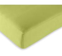 UNIVERSDECOR - Drap Housse 90 x 190 cm 100% Coton / 57 Fils/cm² (Anis, Drap Housse 90 x 190 cm)