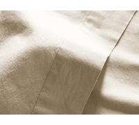 UNIVERSDECOR - Drap Plat Palace Pur Coton Teint lavé, 63 Fils/cm² Vent du sud (Drap Plat 270 x 290 lit King Size, Lin)