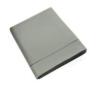 UNIVERSDECOR Drap Plat Percale de Coton peigné Julian Toutes Dimensions Coton Pur (Ardoise, Drap Plat 180 x 290 cm lit 1 Place)