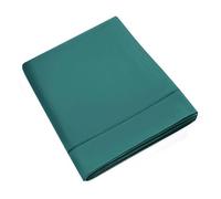 UNIVERSDECOR Drap Plat Percale de Coton peigné Julian Toutes Dimensions Coton Pur (Paon, Drap Plat 180 x 290 cm lit 1 Place)