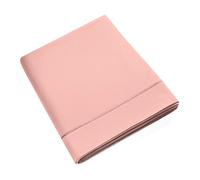 UNIVERSDECOR Drap Plat Percale de Coton peigné Julian Toutes Dimensions Coton Pur (Rose Poudré, Drap Plat 180 x 290 cm lit 1 Place)