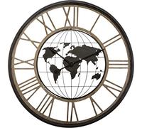 UNIVERSDECOR - Horloge Monde, métal Diamètre 67 cm Atmosphera