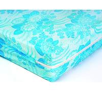 UNIVERSDECOR Housse à Matelas 140 x 190 cm - Rénove Matelas Maille Extensible Bleu