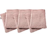 UNIVERSDECOR Lot de 2 ou 6 Gants de Toilette Spa 15 x 21 cm / 400 GR/m² (6, Vieux Rose)