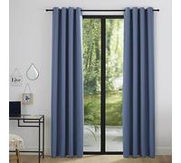 UNIVERSDECOR Lot de 2 Rideaux occultant et obscurcissant 140 x 260 cm Night (Bleu Tendre, Lot de 2 Rideaux occultant 140 x 260 cm)