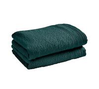 UNIVERSDECOR - Lot De 2 Serviettes invité éponge Spa 30 x 50 cm / 400 GR/m² (Emeraude)